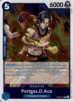 Portgas.D.Ace R Two Legends OP08-052 One Piece TCG - Image 1