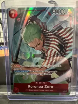 Roronoa Zoro Alt Art OP14-015 One Piece TCG English NM/M - Image 1