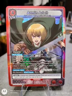 Union Arena Armin Arlelt SR (077) - UE10BT: Attack on Titan NM - Image 1