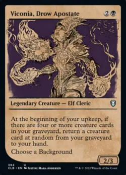 Viconia, Drow Apostate - Foil - Showcase x1 - Commander Legends: Battle for Bald - Image 1
