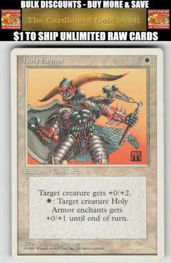 Magic_the_gathering Fourth Edition # Holy Armor - Image 1