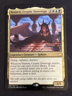 1x Foil Yennett, Cryptic Sovereign (051) Commander 2018 LP MTG Magic x1 MKE - Image 1