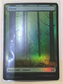 Forest (381) Double Masters Foil - MTG - Image 1