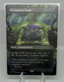 Overgrown Tomb (Non-foil) [Borderless] Lorwyn Eclipsed 0350 Rare MTG - Image 1