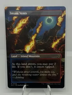 MTG Lorwyn Eclipsed: Steam Vents (Borderless) Regular #0348 (NM) - Image 2