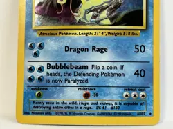 Vintage 1999 Pokemon TCG Base Set GYARADOS HOLO Rare 6/102 LP-MP English, Unltd - Image 5