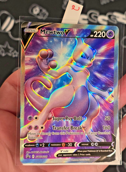 Mewtwo V SWSH229 SWSH: Sword & Shield Pokemon Go Promo Card - Full Art Holo - NM - Image 2