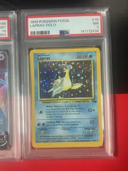 2020 Pokemon Salamence V FA PSA 10+ 1999 POKEMON FOSSIL LAPRAS-HOLO PSA 7! Lot! - Image 3