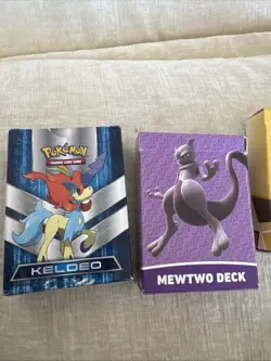 Pokemon Battle Ready Deck Lot Rayquaza Pikachu Mewtwo Keldeo. - Image 2