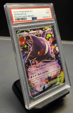 Pokemon Gengar EX 34/119 XY Phantom Forces Ultra Rare Holo PSA 9 - Image 2
