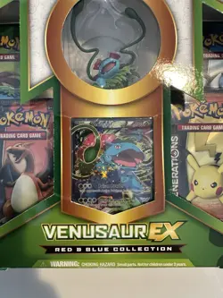 Pokemon Red & Blue Figure TCG Collection Venusaur EX Box Generations - Image 2