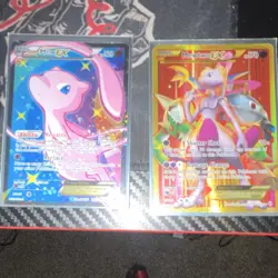 Pokemon TCG XY Mew EX & Mewtwo EX Holo Lot - 2 Cards, Basic, EX, English - Image 1