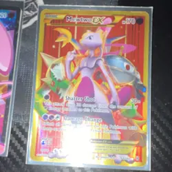 Pokemon TCG XY Mew EX & Mewtwo EX Holo Lot - 2 Cards, Basic, EX, English - Image 3
