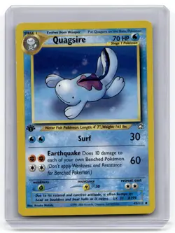 Pokemon Quagsire Neo Genesis #045/111 Quagsire 1st Edition - Image 1