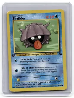 Pokemon Shellder Fossil #54/62 Shellder 1st Edition - Image 1