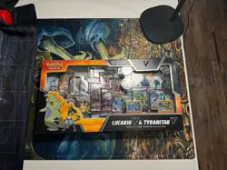 Pokemon TCG Lucario V & Tyranitar V Collector's Box - 14 Packs 820650856716 - Image 1