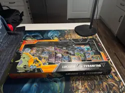 Pokemon TCG Lucario V & Tyranitar V Collector's Box - 14 Packs 820650856716 - Image 2