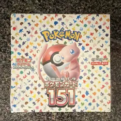 Pokemon Scarlet & Violet 151 Booster Box Japanese Sealed 2023 Mew - Image 1