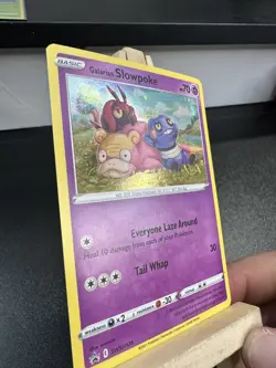 Galarian Slowpoke SWSH126 Pokemon Black Star Promo *HD FART SWIRL * - Image 5