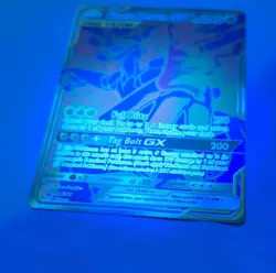 Pikachu & Zekrom GX SM248 TAG TEAM Promo Full Art Holo Pokemon Lightning 240 HP - Image 5