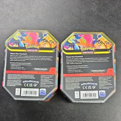 Pokemon Mega Charizard EX Tin Lot of 2 (X and Y) - Image 3