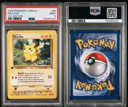 PSA 9 MINT Pokemon 1st Edition Jungle Pikachu 60/64 - Image 3