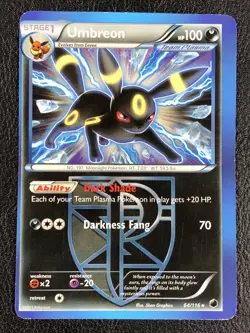 Misalignment - Umbreon 64/116 - Team Plasma - Error Misprint - Pokemon TCG - Image 2