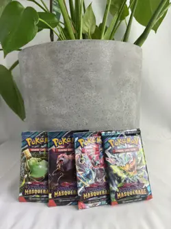 Pokemon Twilight Masquerade Sealed Booster Packs X4 Full Art Set - Image 1