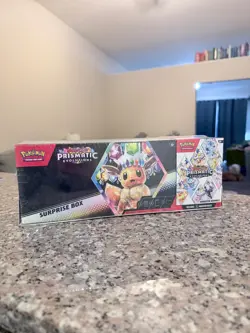 Pokemon TCG Prismatic Evolutions Surprise Box + Booster Bundle Sams Club Sealed - Image 1