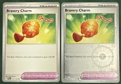 Pokemon TCG Bravery Charm S & V Paldea Evolved 173/193 Reverse Holo NM - Image 1