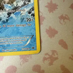 Pokemon TCG Articuno Roaring Skies 17/108 Regular Rare MP - Image 5