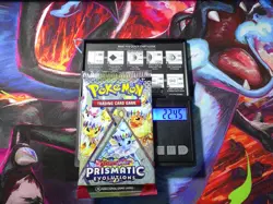 HEAVY! GOD PACKUUU 22.45g Prismatic Evolutions Pokemon TCG Booster (SEALED) - Image 1