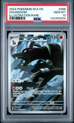 Pokemon Houndoom #066/064 Shrouded Fable PSA 10 GEM MINT - Image 1
