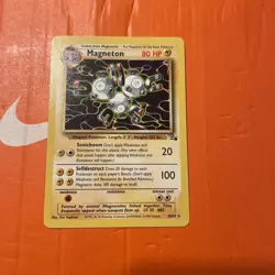 Pokemon TCG Fossil set Magneton 26/62 Unlimited Non Holo WOTC vintage - Image 3