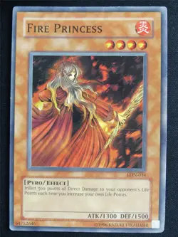 Fire Princess LON Super Rare - Yugioh Card #4QP - Image 1