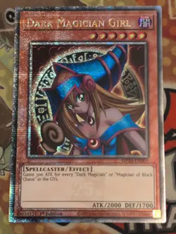 YUGIOH MP24-EN009 Dark Magician Girl Quarter Century Secret Rare 1st Ed Mint - Image 1