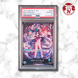 One Piece Card Japanese - Boa Hancock Alternate Art Leader OP07-038 - PSA 10 - Image 1