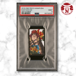 One Piece Card Japanese -Hanafuda Eustass Captain Kid - September - PSA 9 - - Image 1