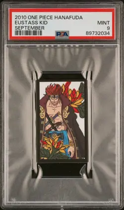 One Piece Card Japanese -Hanafuda Eustass Captain Kid - September - PSA 9 - - Image 2