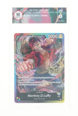 One Piece Card Game - Monkey.D.Luffy Promo 3RD Ann. PL - GRAAD 10 ENG 2025 - Image 1