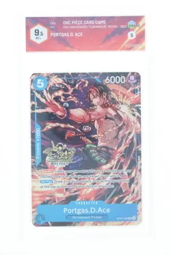 One Piece Card Game - Portgas D. Ace 3RD Ann. Op07-053 - GRAAD 9.5 ENG 2025 - Image 1