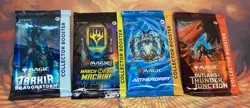 Magic the Gathering Collector Booster 4 Pack Lot New/Sealed - Tarkir Dragonstorm - Image 1