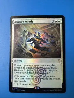 MTG Avatar's Wrath (Extended Art) #365 - Avatar: The Last Airbender Foil Rare - Image 1