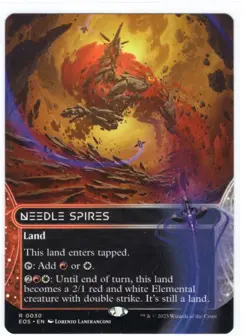 Needle Spires | Borderless | NM | MTG | Rare | 0030 | EOS - Edge of Eternities - Image 1