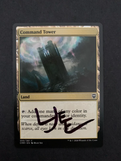 MTG Magic the Gathering Command Tower Signed Commander Legends Yee - Image 1
