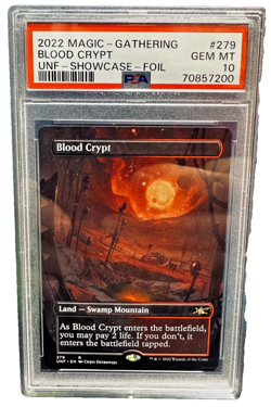 Blood Crypt 279 Borderless Non Foil Rare Unfinity MTG Near Mint (PSA 10) GEM MT - Image 1