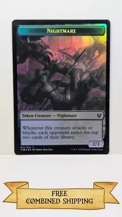 Satyr Nightmare Double-Sided Token Theros Beyond Death Foil - Image 2