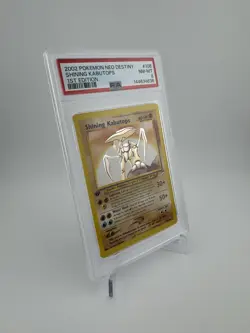 NEW CERT! - Pokemon Neo Destiny 1st Edition Shining Kabutops Holo - CLEAN PSA 8 - Image 2