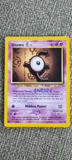 Unown [E] - Pokemon TCG - MP - Common - Neo Discovery 67/75 - Image 1