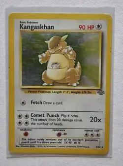 Kangaskhan 5/64 Jungle Holo Pokemon Card MP - Image 1